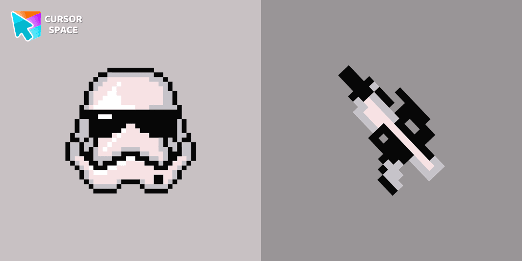 Stormtrooper Pixel cursor cursor pack